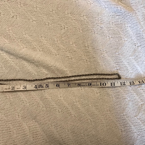 24 inch Twisted Silver Metal Chain - vintage, heavy weight - Picture 6 of 6